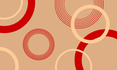 orange red multi circles lines shapes overlapped pattern texture abstract background