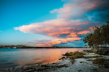 Purry Burry jetty on Purry Burry Point. This jetty is the second longest on Lake Illawarra at 120 metres long