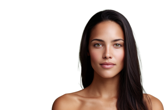 Native American Tan Glow Beauty PNG Cutout
