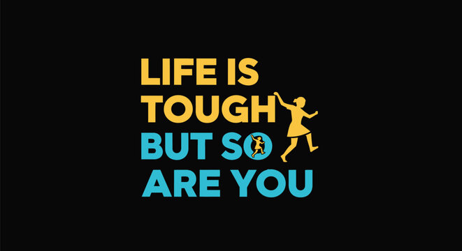 Empowering quote poster for overcoming challenges with resilience - Powered by Adobe