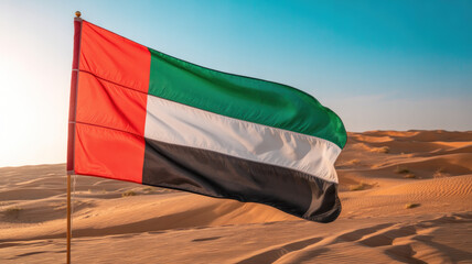 UAE flag day concept