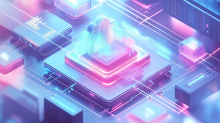 Cloud computing data storage networking digital infrastructure