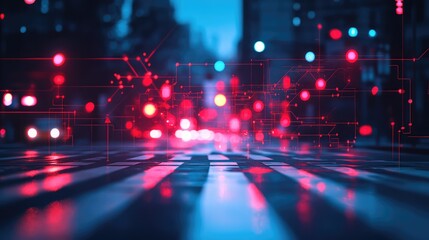 Smart city data network connecting urban traffic infrastructure