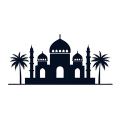taj mahal vector