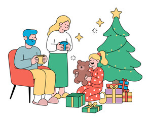 Christmas Illustration Element Set