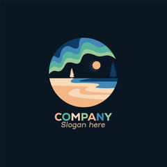 Create your brand's identity with this stylish nature-inspired logo design for your company