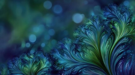 幻想的な植物のような背景