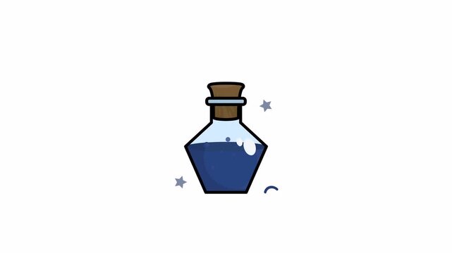 fantasy elixir icon animation 4K