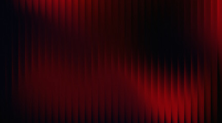 Red and black striped abstract background with grainy texture