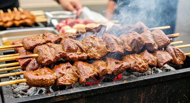 Smoky Peruvian Anticuchos Skewers an Authentic and Beloved Street Food Delicacy