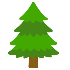 Fototapeta premium Pine Tree Illustration 