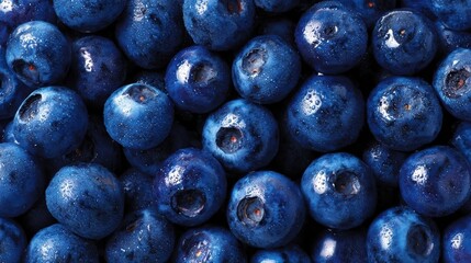 収穫したブルーベリー