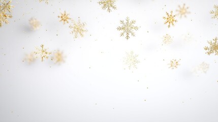 雪の結晶が美しい背景素材