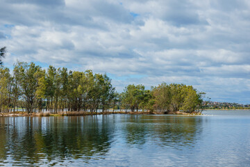 Purry Burry jetty on Purry Burry Point. This jetty is the second longest on Lake Illawarra at 120 metres long