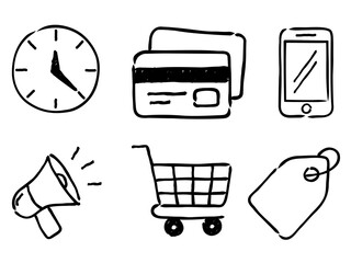 Collection of Icon sets for business and leadership  teamwork and reports