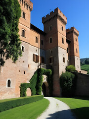 Castello di Costigliole d'Asti in Piemonte Italia Castle Italy