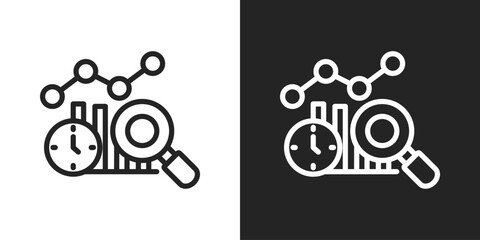 Insight Icon In Black And White Line Style