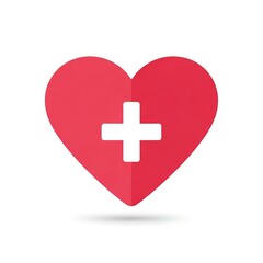 Heart Plus Sign Healthcare, Medical, Health, Love Symbol