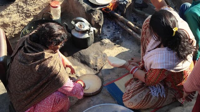 Portraits of tradition and community marriage food preparations in a rural village in Uttarakhand