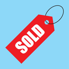 Sold out icon vector design template