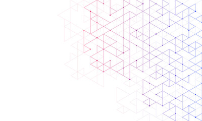 Abstract background with a geometric pattern of triangle shapes