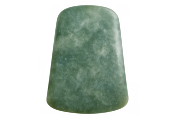 Jade stone neolithic celt axe head prehistoric tool artifact creating ancient history concept on transparent background