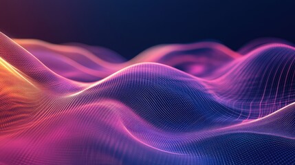 Digital wave forming abstract network data connections