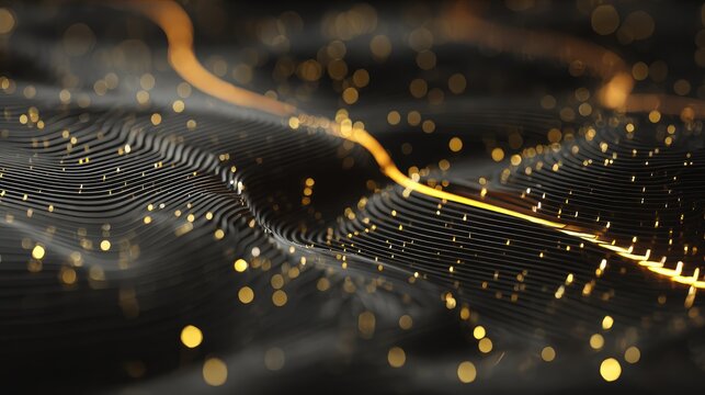 Digital wave processing big data network lines