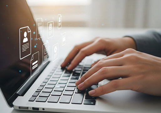 Corporate data management system and document management system with employee privacy. protect themselves from cyber attacks,Software for security, cybersecurity concepts. Corporate Technology