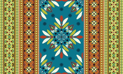 African ethnic native pattern.Traditional kente,ankara,kitenge,chitenge,capulana african wax print fabric pattern.Abstract vector motif pattern.For fabric,clothing,blanket,carpet,woven,wrap,decoration