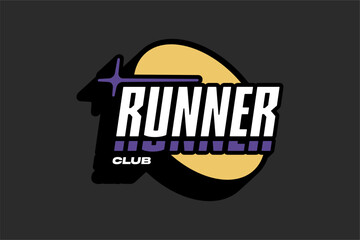 running and sporty urban fashion template for printing	