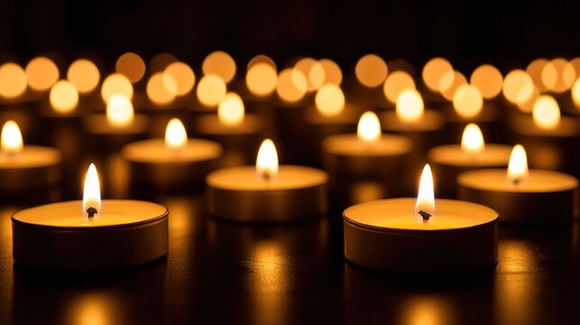 Memorial Candles , Commemoration Event Public Welfare Material