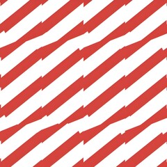 Fototapeta premium Candy Cane Diagonal Stripe Pattern
