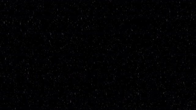  white snow black background. falling snow effect backdrop video, snow flurry transparent snow animated, falling snow or snow fall overlay transparent background.


