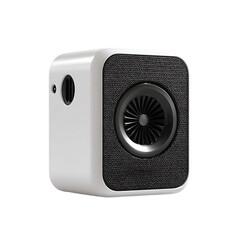 Obraz premium White portable air conditioner isolated on transparent background for personal use