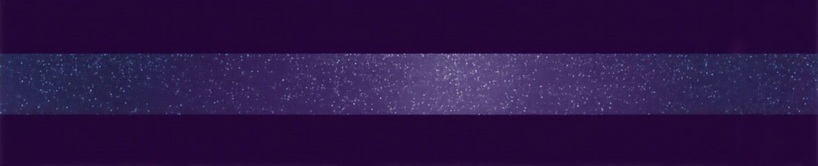 A textured, horizontal band of blue light floats over a darker, deep-purple background