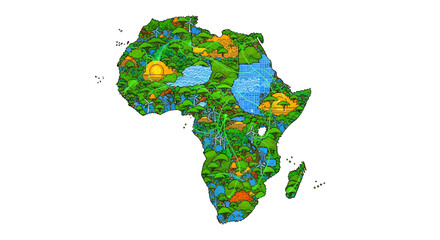 Vibrant Africa A Continent of Diverse Ecosystems and Rich Biodiversity