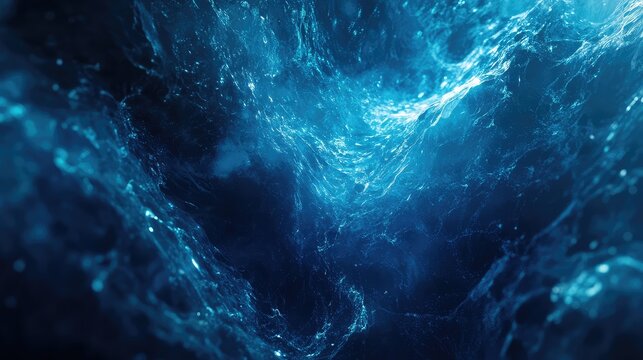 Deep blue ocean water abstract background texture