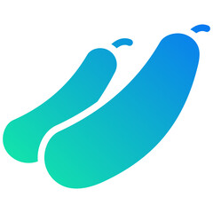 cucumber gradient fill icon
