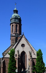Historical Jacobi Church in the Old Town of Einbeck, Lower Saxony