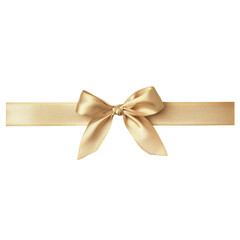 Elegant Decorative Ribbon Bow Element, Generative AI