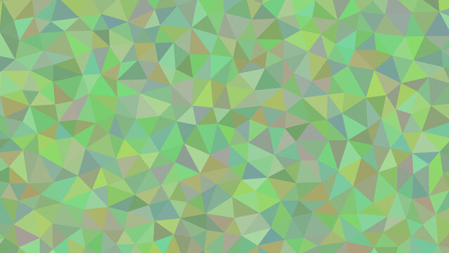 A serene light green polygonal mosaic background with a harmonious blend of triangular shapes, creating a calming and visually appealing texture
