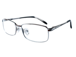 Stylish metal eyeglasses with sleek design, perfect for everyday use and enhancing vision