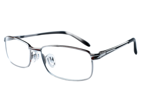 Stylish metal eyeglasses with sleek design, perfect for everyday use and enhancing vision