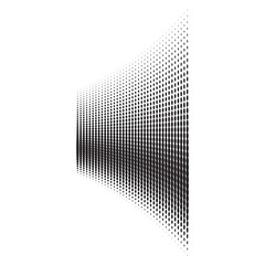 Halftone Dot Diagonal Corner