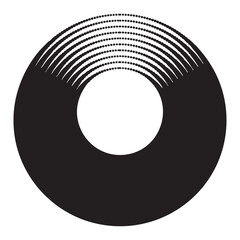 Ring Halftone Circular Logo