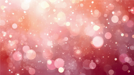 Bright pink bokeh Christmas celebration background illustration with sparkling gold glitter