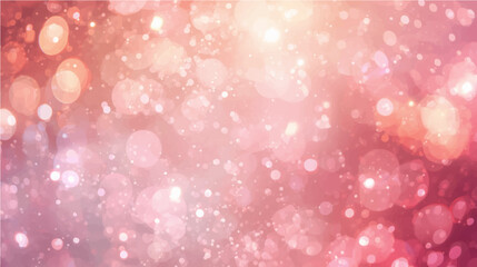 Bright pink and gold bokeh sparkle pattern abstract background for winter holiday celebration design