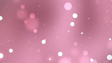 Dreamy pink background with white blurred light spots ideal for feminine design projects or calming visuals and backgrounds. Suitable for various graphic design concepts. - Powered by Adobe