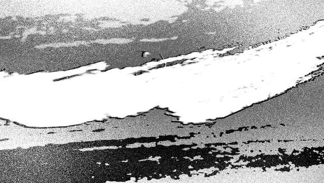 White brush stroke with transparency effect, Abstract paint texture, Digital overlay asset